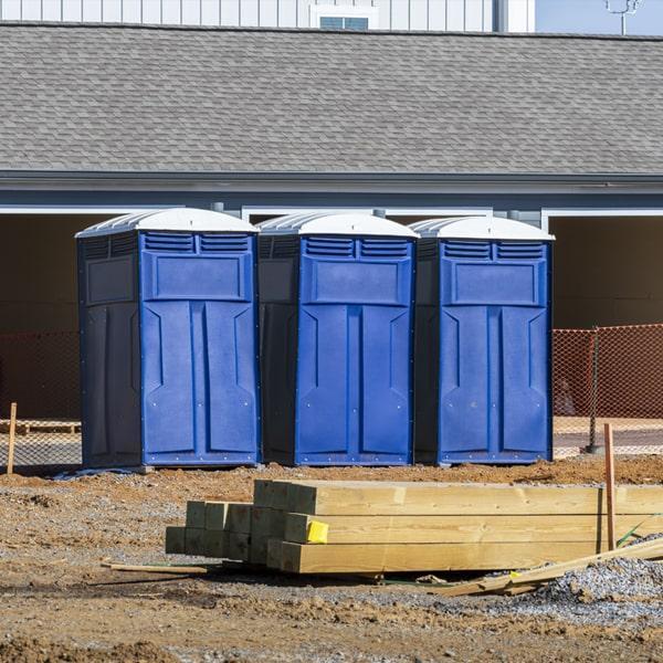 Heavy-duty construction site porta potty in Gresham, Oregon